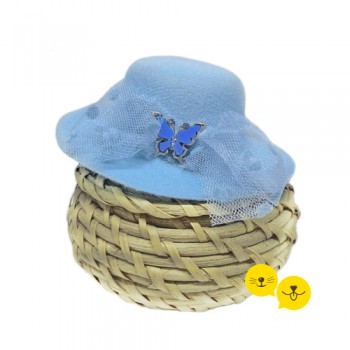 Mavi Kelebek Şapka